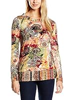 PEACE&LOVE BY CALAO Camiseta Manga Larga (Multicolor)