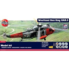 Airfix 1:72 Sea King HAR.5 Gift Set from Books Airplane