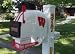 Wisconsin Badgers Helmet Style Mailbox