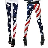 Amour Patriotic Sexy Colorful Prints Fashion Leggings Tights Pants Jegging