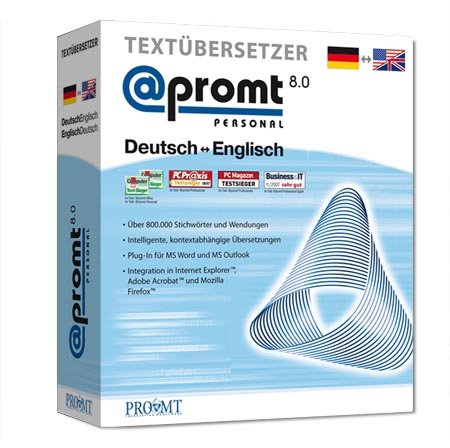 PROMT Personal 8.0 Englisch-Deutsch