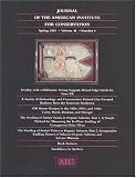 Journal of the American Institute for Conservation
