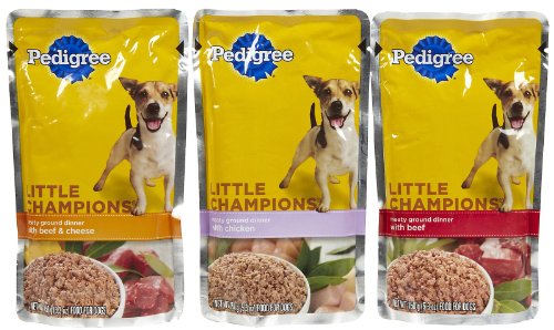Pedigree Little Champions  Traditional Beef Combo  - 12 pouches