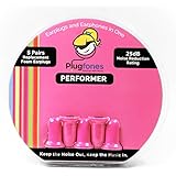 Plugfones Pink Foam Replacement Plugs 5 Pairs