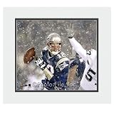 Photo File New England Patriots Tom Brady AFC Action Matted Photo
