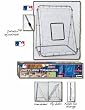 MLB&reg; Deluxe Size Infinite Angle Return Ball Trainer