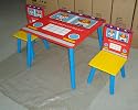 FIRE ENGINE KIDS RED TABLE AND 2 CHAIRS * BRAND NEW *