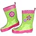 Stephen Joseph Kids Rain Boots, Flower, 12