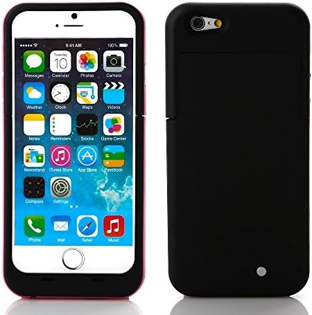 3800mAh Protective External Battery Backup Power Bank Rechargeable Case for Apple iPhone 6 (4.7") (Pink)