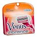 Gillette Venus Vibrance Refill Razor Blades for Women, 4 Count