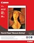 Canon Museum Etching Photo Paper, 8.5 x 11 Inches, 20 Sheets (1262B004)