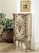 Masterpiece Aged White Hand Painted Jewelry Armoire By Powell Furniture