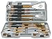 Kitchen & Housewares : Mr. Bar B Q 18-Piece Stainless Steel Tool Set