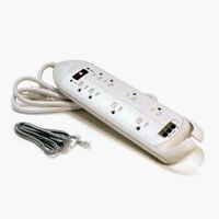 Stanley STS180-TEL SurgePro 8-Outlet Surge Protector with Telephone Protection (6-Foot Cord)