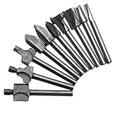 (ドーフィ) Dophee　HSS鋼ドリル　木工ドリルロータリーツールセット　1/8" 3mm　10本セット