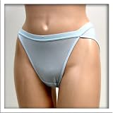 Venus 2 Pack Baby Blue Sheer Bikini Panty #5182 sz S