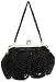 La Regale Frame with Bead Fringes,Black,one size