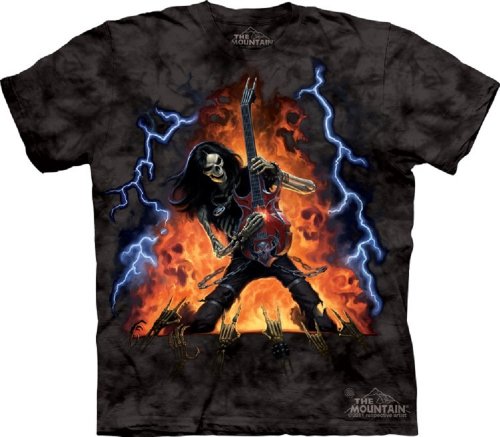 The Mountain Men's Play With Fire Skeleton Skull T-Shirt