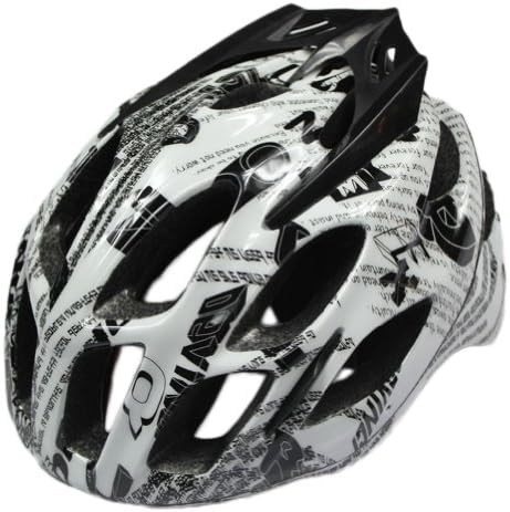NEW Mountain bike bicycle helmet mountain cycle riding MTB Integrated flux helmet (Black+White)