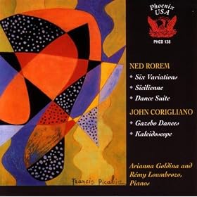 John Corigliano/Ned Rorem works for 2 pianos