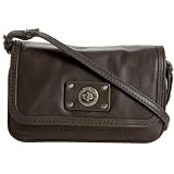 Marc by Marc Jacobs Totally Turnlock Jane Leather Corssbody Bag On A Leash Convertible Clutch - Faded Aluminum
