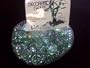 TBC DECORATIVE GEMS: Beautiful Green 100% Glass Flat Gem Stones. Use As Vase Fillers, in Floral Arrangements, Aquariums, Wet or Dry. Great for Eye Catching Centerpiece. 12oz Bag. 16mm-18mm Flat Marbles