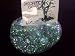 TBC DECORATIVE GEMS: Beautiful Green 100% Glass Flat Gem Stones. Use As Vase Fillers, in Floral Arrangements, Aquariums, Wet or Dry. Great for Eye Catching Centerpiece. 12oz Bag. 16mm-18mm Flat Marbles