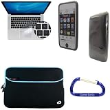 Gizmo Dorks Buy a Mac for College Combo (Blue Trim / Black) for MacBook Pro 13 Inch