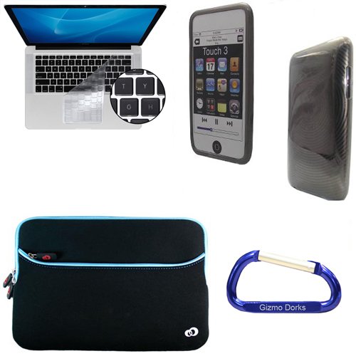 External hard drive:Gizmo Dorks Buy a Mac for College Combo (Blue Trim / Black) for MacBook Pro 13 Inch