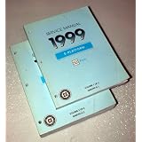 1999 Chevrolet Prizm Factory Service Manuals by Chevrolet