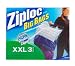 Ziploc Big Bag Double Zipper, XX-Large, 3-Count