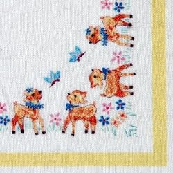 Miniature Yellow Crib Set by Lindee's Little Linens