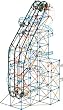 K'NEX Thrill Rides - Sonic Blizzard Coaster