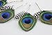 Set Of 4 Super Cute Peacock Feather Brass Bobby Pins, Handmade Hair Clips