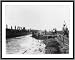 Historic Print (XL): Near Geismar - building new levee in front of portion weakened b...