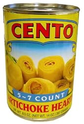 Cento Artichoke Hearts (5 to 7 Count), 14-oz Cans (Pack of 12)