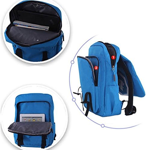 Ebrigoo Waterproof Vintage Backpack Kid Grade Bookbag Elementary Child School Bag Boy Girl Casual Travel Multipurpose Daypack for Christmas Gift Thanksgiving Present Idea (Dark Blue)