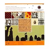 510BolTv9EL. SL160  Martha Stewart Crafts Halloween Paper Pad 12 x 12 Vampire By The Package