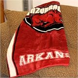 Arkansas Razorbacks Stripes Series Royal Plush Blanket Throw