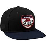 NBA New Era-ESPN Cleveland Cavaliers Black Team Roads Premium Fitted Hat (6 7/8)