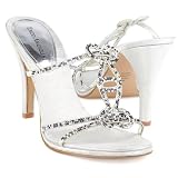 Enzo Angiolini Ormaly Silver sandals