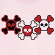 Cute Cartoon Skulls Novelty T Shirt