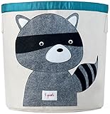 3 Sprouts Storage Bin, Raccoon