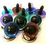 5-Pair Craft Eyes Pack 20mm in Sky Blue, Purple, Blue, Green, Brown