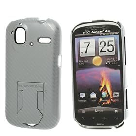 Click here to buy Body Glove HTC Amaze 4G Protective Cover with Kick Stand Grey Silver.