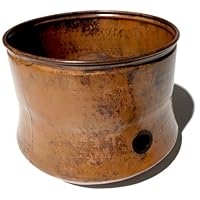 Strathwood Iron Hose Bucket with Brushed Copper Finish