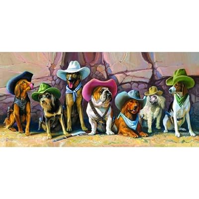 The Magnificent Seven 1000pc Jigsaw Puzzle by Bryan Moon