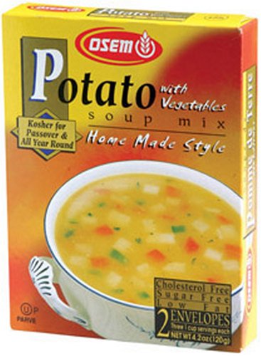 Osem Potato & Vegetable Soup, 2-Count Envelopes, 4.2-Ounce Boxes (Pack of 24) by Osem