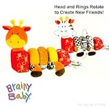 Brainy Baby Flip Around Friend Zebra / Giraffe