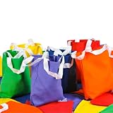 Canvas Tote Bags - Pack of 50 - Assorted Colors